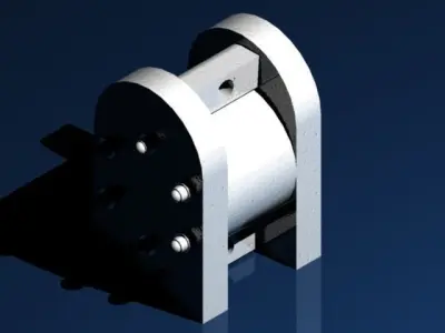 Pneumatic pump Free 3D model