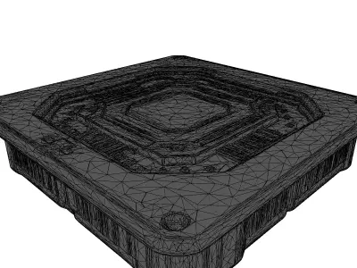 Advanced Microchip Processor Unit 3D model