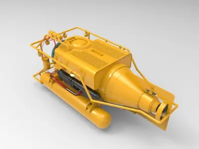 Submersible Underwater Vehicle 3D model