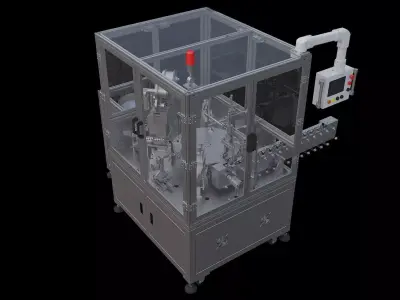 Copper strip equipment 3D model