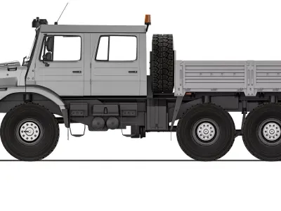Mercedes-Benz Zetros 3643 Crew Cab 2020 3D model