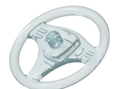 Transparent Steering Wheel Toy 3D model