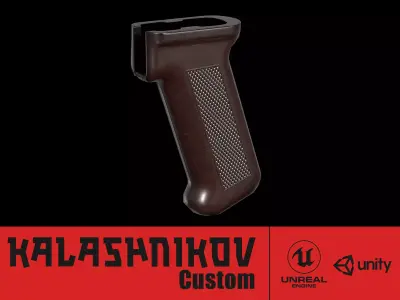 AK - Pistol Grip - AKM STD Low-poly 3D model
