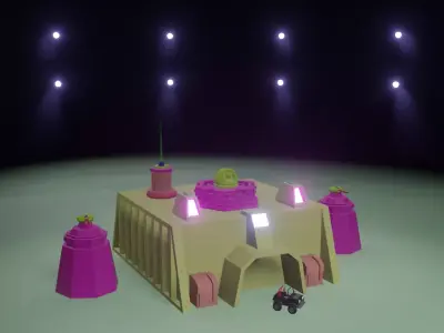 Game Asset 3D model