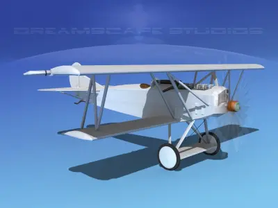 Fokker D-VII V00 3D model