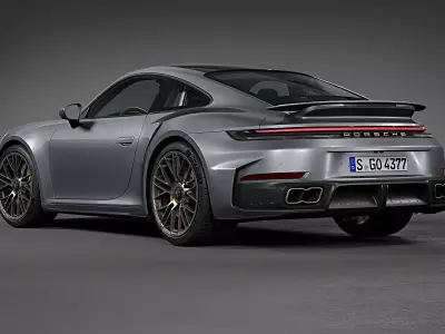 2026 Porsche 911 Turbo S Coupe 992 3D model