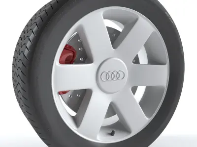 Audi A2 Wheel 3D model