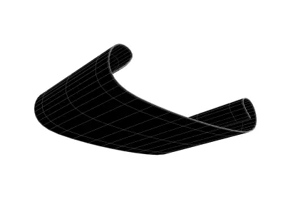 Scroll Paper v1 005 Low-poly 3D model