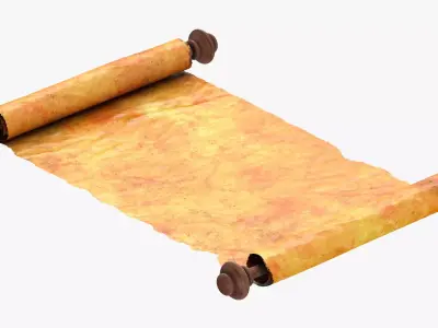 Scroll Open 03 3D model