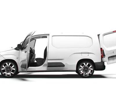 Opel Combo e LWB Van HQ Interior 2024 3D model