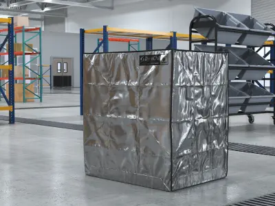 Insulated Thermal Box Cover 3D model
