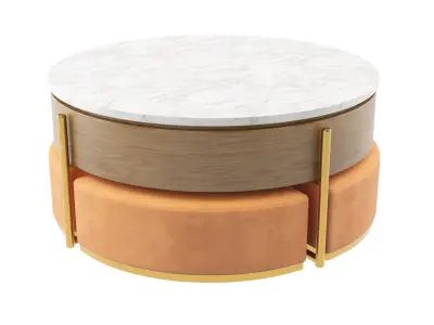 Coffee Table 3D model 30
