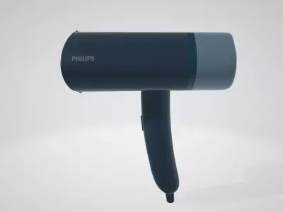 PHILIPS STH3000 SERIES HANDHELD 1000W STEAMER BLUE Low-poly 3D model