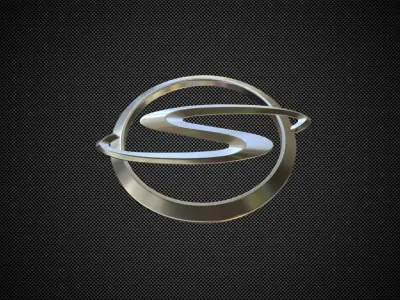 shuanghuan logo 3D model