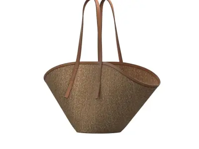 Brown Rattan Bag 3D model