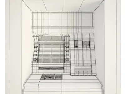 Cash Machine and Banknote 3D model