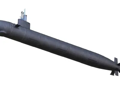 US Submarine Virginia SSN-774 3D model