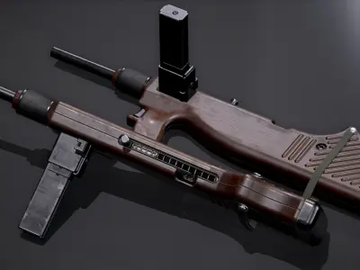 Viper Mk1 Low-poly 3D model