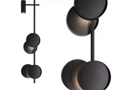 TYPOGRAPHY CILON PENDANT Ceiling lamp By Rakumba Low-poly 3D model