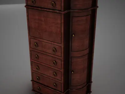  Vertical Dresser Tower 3D model