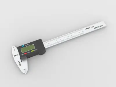 digital Vernier Calipers 3D model buy