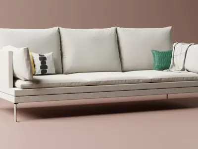 Sofa by Zanotta Williams Free 3D model