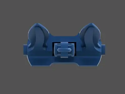 Naval anchor - Commercial license - 1-200 scale 3D print model