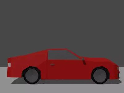 Low poly sports car Free low-poly 3D model by the0nlyking0615