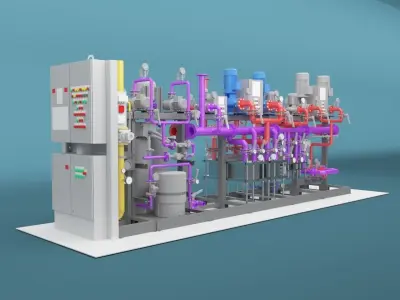 Boiler Equipment 3D model