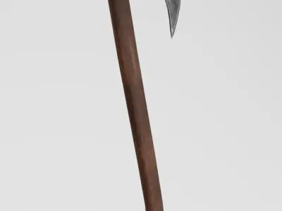 Huntsman Axe  Low-poly 3D model