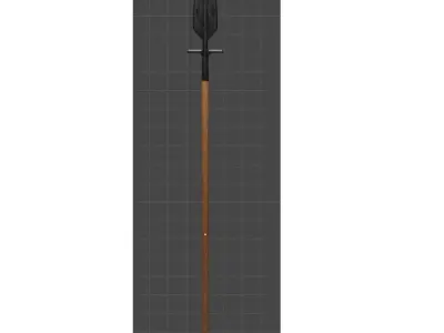 Mediavel Spear Low-poly 3D model