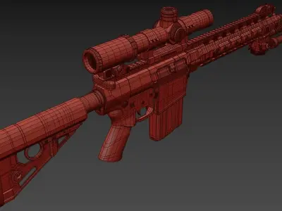 Larue PredatOBR  3D model
