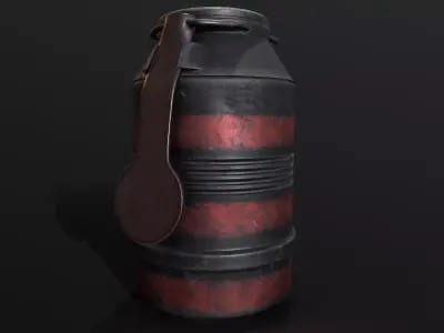 36M Vecsey grenade Low-poly 3D model