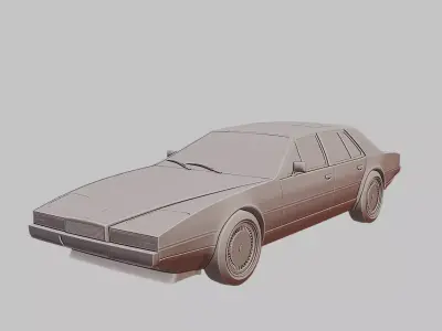 1969 Dodge Charger 3D Printable  3D print model