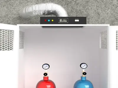 Ventilation System 3D model buy