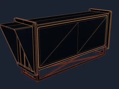 Air Conditioner Unit and Refrigeration Machine Game Ready Low-poly 3D model 3