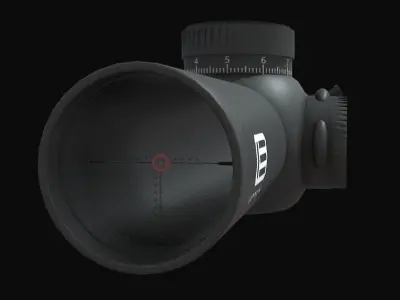EOTECH Vudu 1-10x28 FFP Low-poly 3D model