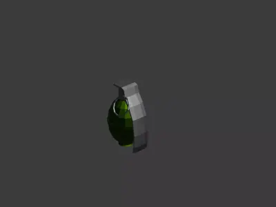 M26 Grenade Low-poly 3D model