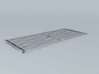 Architectural detail wooden frame Free 3D model