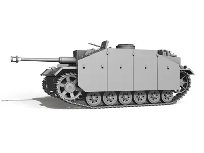 StuG III - Ausfuerung G - Early Production  3D model