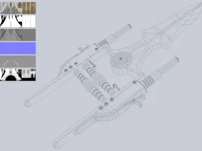 Katar Low-poly 3D model