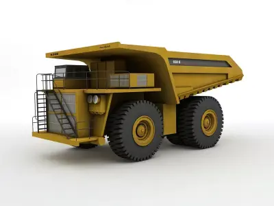 Dump Haul Truck 930E 3D model