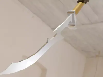 Avonthian Sword Low-poly 3D model
