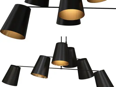 HEATHFIELD CO ANDROMEDA ANTIQUE BRASS 3D model