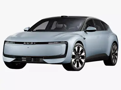 2026 Audi E5 Sportback Pioneer Quattro 3D model
