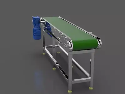 Stainless Steel Conveyor  3D model
