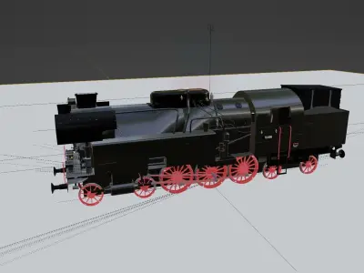 Train Engine  3D model