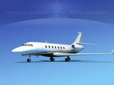 Dassault Falcon 2000 V06 3D model purchase
