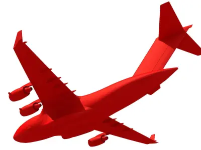 Printable C-17 Aircraft 3D model