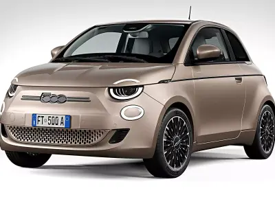2021 Fiat 500 3plus1 3D model